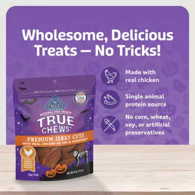 Blue Buffalo True Chews Premium Jerky Cuts Halloween Dog Treats With Real Chicken - 4 oz - Image 3