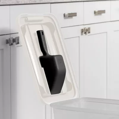 IRIS 41lbs. Airtight Pet Food Container, Dog & Cat Food Storage Bin, Treat Box with Scoop - Image 4