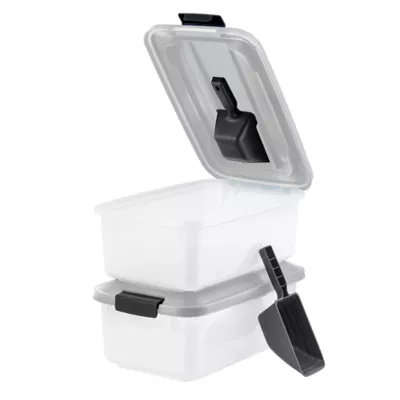 IRIS 11lbs. Airtight Pet Food Container, Dog & Cat Food Storage Bin, Treat Box - Image 3