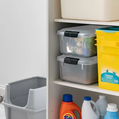 IRIS 11lbs. Airtight Pet Food Container, Dog & Cat Food Storage Bin, Treat Box - Image 5