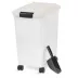 IRIS 30lbs. Airtight Pet Food Container, Dog & Cat Food Storage Bin with Scoop image thumbnail 2