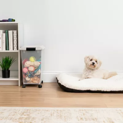 IRIS 30lbs. Airtight Pet Food Container, Dog & Cat Food Storage Bin with Scoop - Image 3