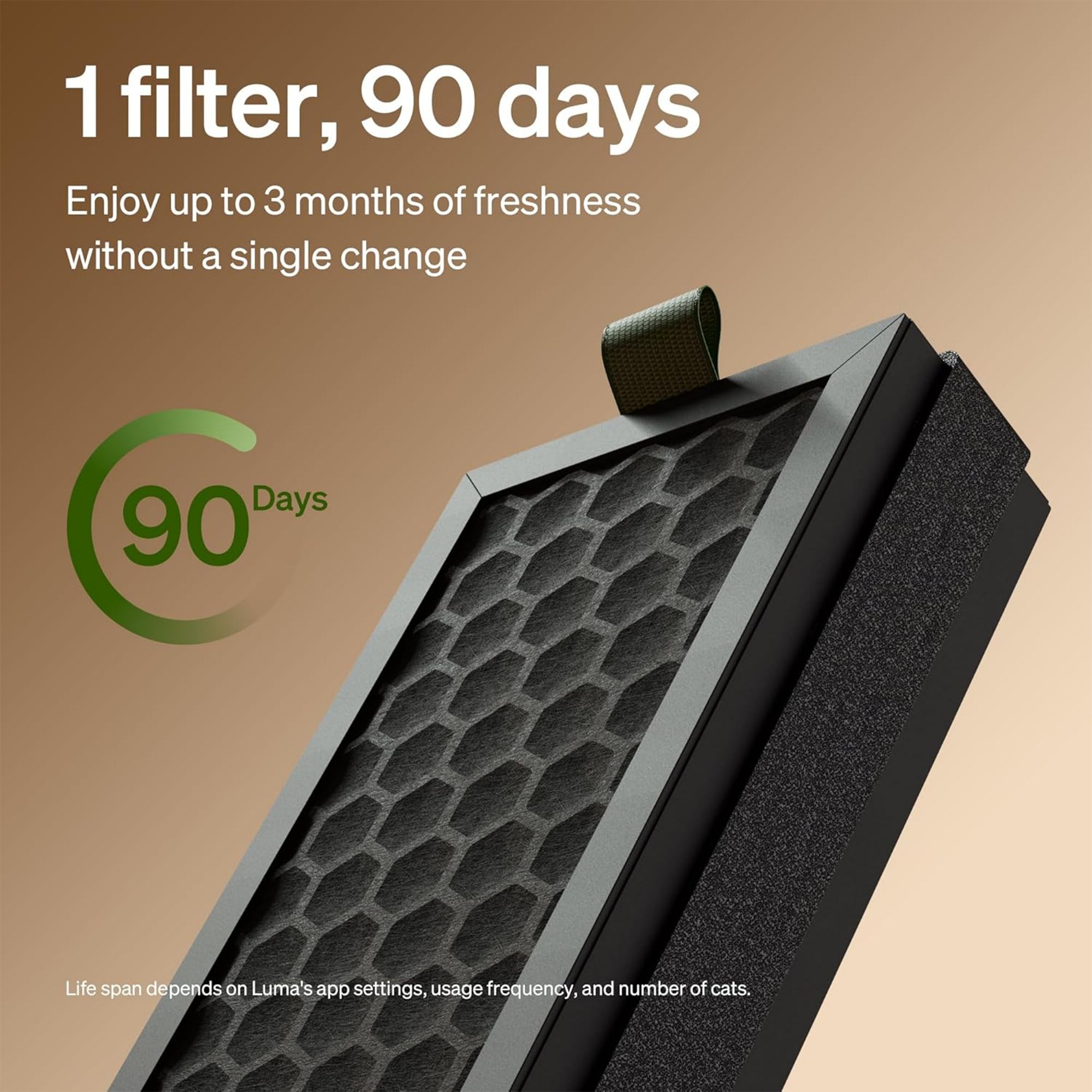 Petlibro Luma Replacement Carbon Deodorizer, Made for the Luma Smart Litter Box, 1 Pack - thumbnail 4