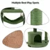 Yaheetech Cat Multilevel Cactus Themed Tree Tower - Green, 62.5 in image thumbnail 4