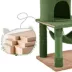 Yaheetech Cat Multilevel Cactus Themed Tree Tower - Green, 62.5 in image thumbnail 5