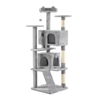 Yaheetech Cat Multilevel Indoor Tree Tower - 70 in - Image 1