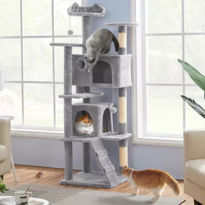 Yaheetech Cat Multilevel Indoor Tree Tower - 70 in - Image 2