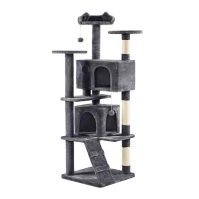 Yaheetech Cat Multilevel Indoor Tree Tower - 70 in - Image 1