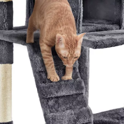 Yaheetech Cat Deluxe Multi-Level Tree Tower with Condos - 72 in - Image 5