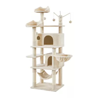 Yaheetech Cat Multi-Level Play House - 66 in - Image 1
