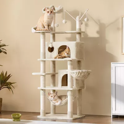 Yaheetech Cat Multi-Level Play House - 66 in - Image 2