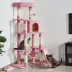Yaheetech Cat Large Tower with Hammock Scratching Posts - 63 in image thumbnail 2