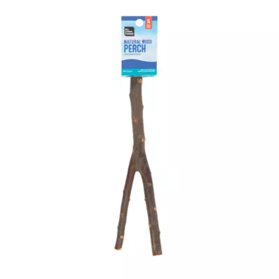 All Living Things® Natural Wood Perch - Forked Natural Wood Bird Cage Perch for Small Birds - Image 6