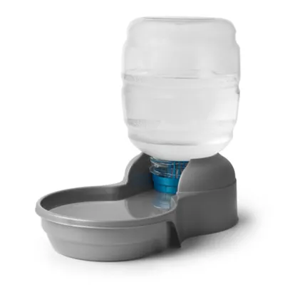 PetMate Replendish 4 Gallon Filtered Pet Waterer, Grey, Filter Included - Image 1