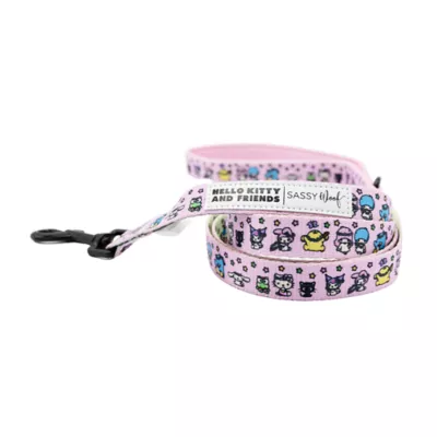 Sassy Woof Hello Kitty® & Friends Flower Festival Dog Leash - 5FT L - Image 1