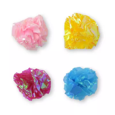 Catit Interactive Cat Toy Crinkle Paper Ball 4-pack - Image 2