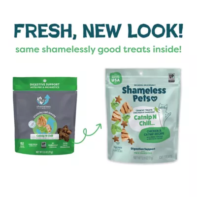 Shameless Pets Catnip N Chill Crunchy Cat Treats - Digestive Support, Chicken & Catnip - Image 4