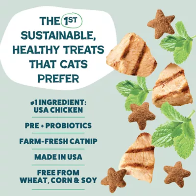 Shameless Pets Catnip N Chill Crunchy Cat Treats - Digestive Support, Chicken & Catnip - Image 5