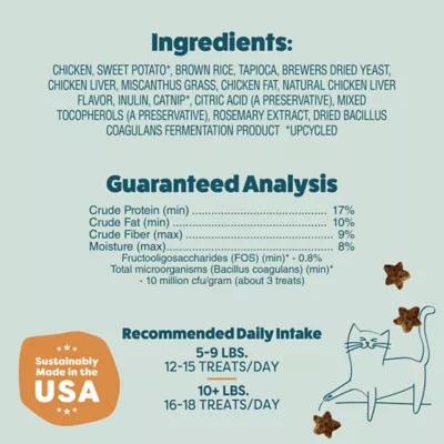 Shameless Pets Catnip N Chill Crunchy Cat Treats - Digestive Support, Chicken Liver & Catnip - Image 6