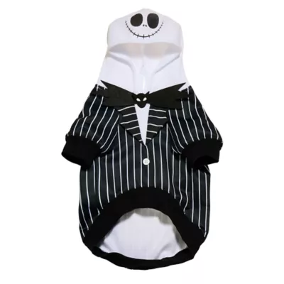 Disney Tim Burton's The Nightmare Before Christmas Jack Skellington Costume Hoodie for Dogs - Image 1