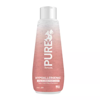 TropiClean PURE Dog Shampoo Hypoallergenic, Crisp & Clean Fresh Scent, 22-fl oz bottle - Image 1