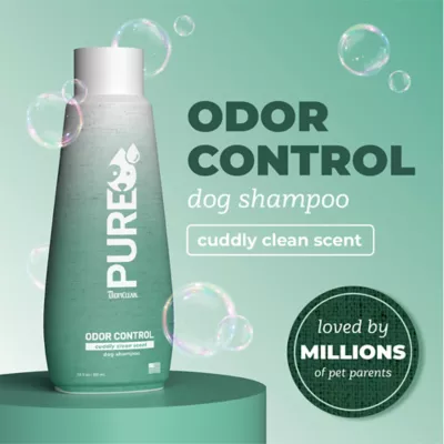 TropiClean PURE Dog Shampoo Odor Control, Cuddly Clean Scent,  22-fl oz bottle - Image 2