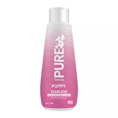 TropiClean PURE Dog Tearless Shampoo for Puppies, Raindrop Kisses Scent, 22-fl oz bottle - Image 1
