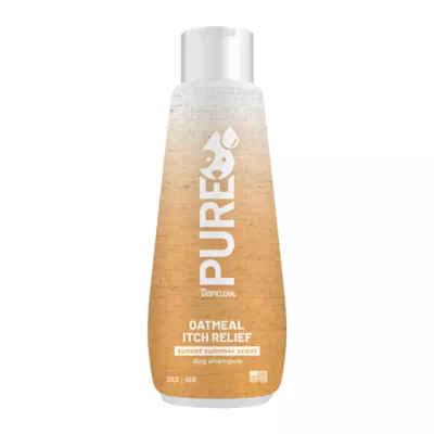 TropiClean PURE Dog Itch Relief Shampoo, Sunset Summer Scent, 22-fl oz bottle - Image 1