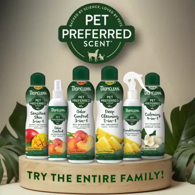 TropiClean Pet Preferred Dog & Cat Sensitive Puppy Shampoo, Mellow Mango, 20-fl oz bottle - Image 8