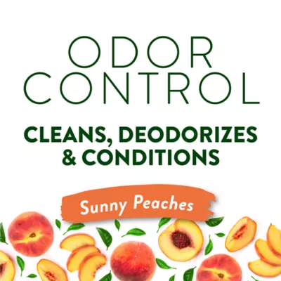 TropiClean Pet Preferred Dog & Cat Odor Control Shampoo, Sunny Peach, 20-fl oz bottle - Image 3