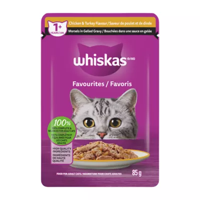 Whiskas Favourites Adult Wet Morsels Cat Food - Image 1
