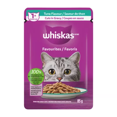 Whiskas Favourites Adult Wet Cat Food Cuts in Gravy - Image 1