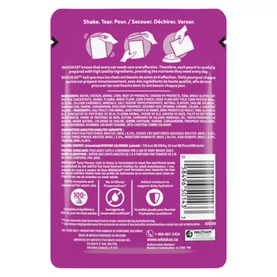 Whiskas Favourites Adult Wet Cat Food Cuts in Gravy - Image 2
