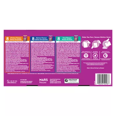 Whiskas Favourites Adult Wet Cat Food Chicken, Salmon and Tuna - Image 2
