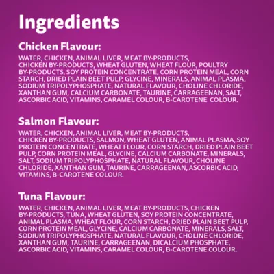 Whiskas Favourites Adult Wet Cat Food Chicken, Salmon and Tuna - Image 3