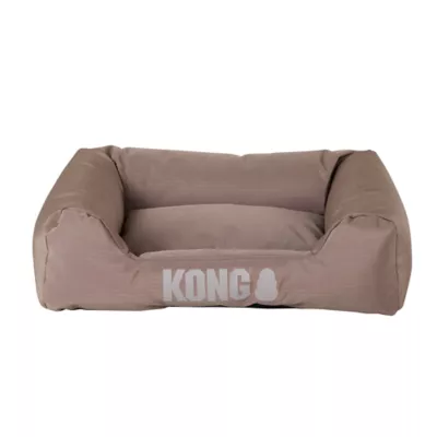 KONG® Tan Cuddler Ultra-Durable Dog Bed - Image 1