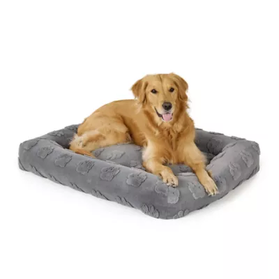 Top Paw® Classic Rectangle Large Dog Bed, Multiple Colors, Brown/Grey - Image 1