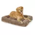 Top Paw® Classic Rectangle Large Dog Bed, Multiple Colors, Brown/Grey image thumbnail 1