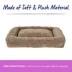 Top Paw® Classic Rectangle Large Dog Bed, Multiple Colors, Brown/Grey image thumbnail 4