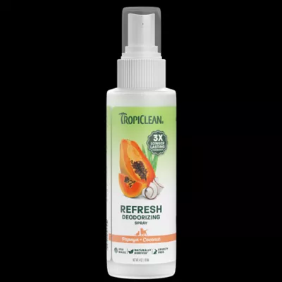 Tropiclean(R) Refresh Deodorizing Spray For Pets, Naturally Derived Formula, Papaya & Coconut Scent - Image 1