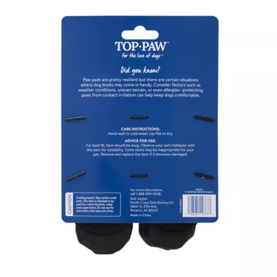 Top Paw® Essential Dog Boots, Multiple Colors & Sizes, Black/Tan, XS-XXL - Image 8