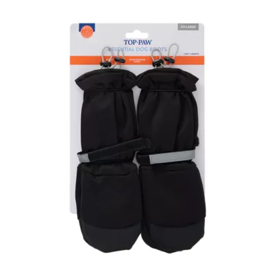 Top Paw® Essential Dog Boots, Multiple Colors & Sizes, Black/Tan, XS-XXL - Image 7