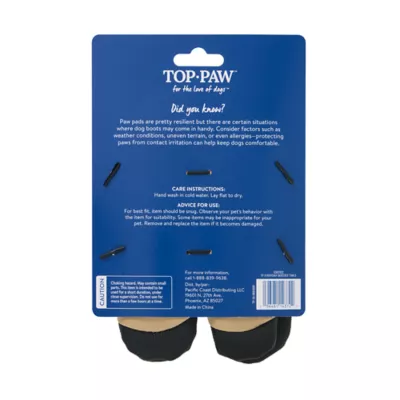 Top Paw® Essential Dog Boots, Multiple Colors & Sizes, Black/Tan, XS-XXL - Image 8