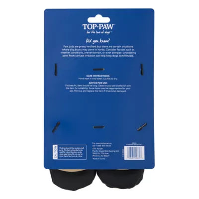 Top Paw® Essential Dog Boots, Multiple Colors & Sizes, Black/Tan, XS-XXL - Image 8