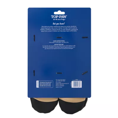 Top Paw® Essential Dog Boots, Multiple Colors & Sizes, Black/Tan, XS-XXL - Image 8