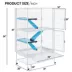 Yaheetech 2-Story Small Animal Cage with Removable Ramps image thumbnail 3