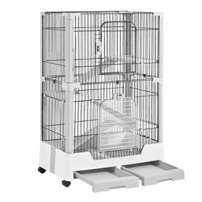 Yaheetech 4-Level Rolling Small Pet Cage On Wheel With Platforms - Image 2