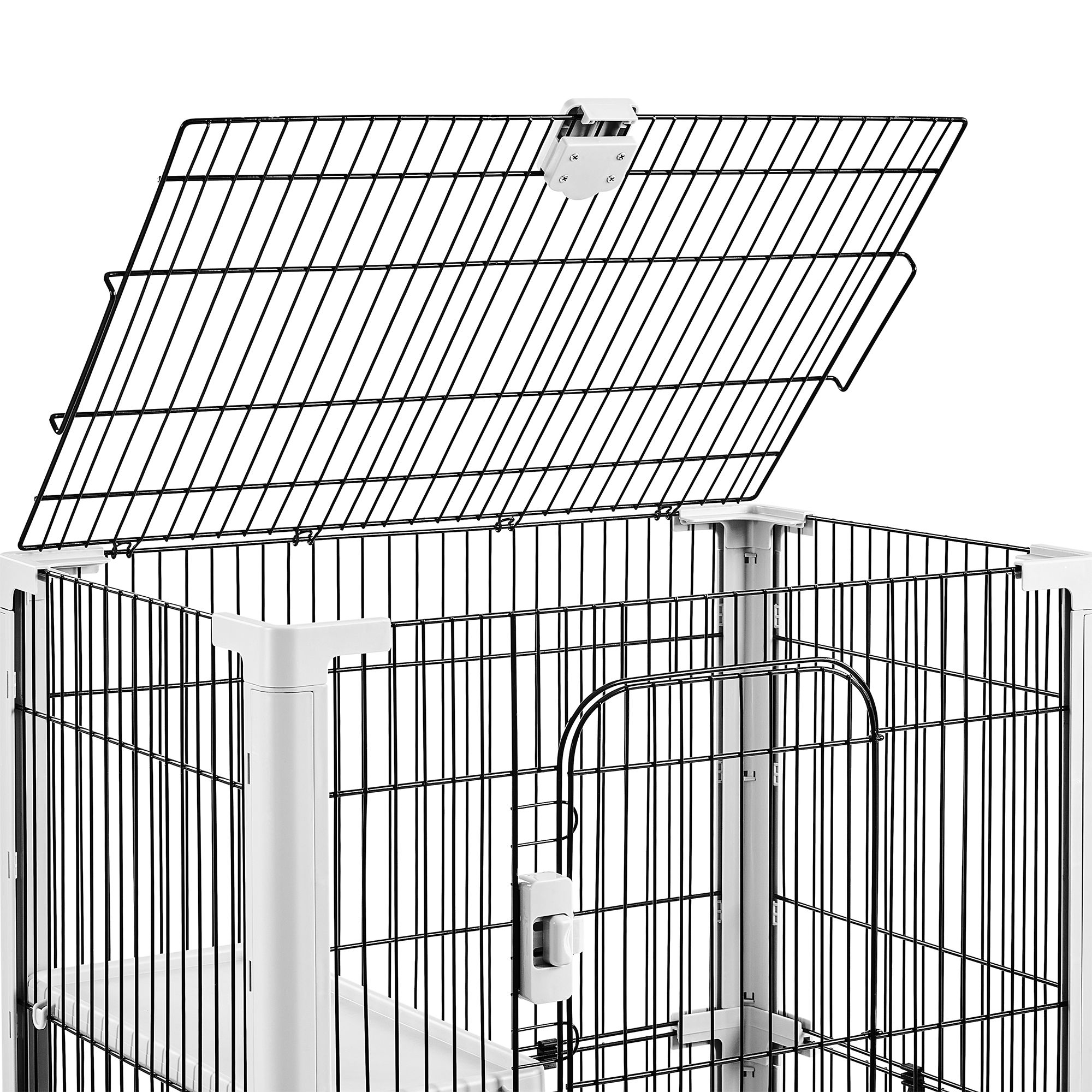 Yaheetech 4-Level Rolling Small Pet Cage On Wheel With Platforms - thumbnail 4