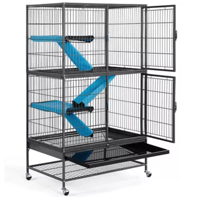 Yaheetech 2-Story Small Animal Cage with Removable Ramps - Image 2