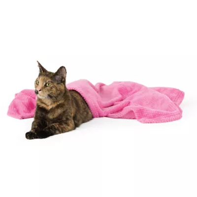 Whisker City® Pink Cat Blanket - Image 1